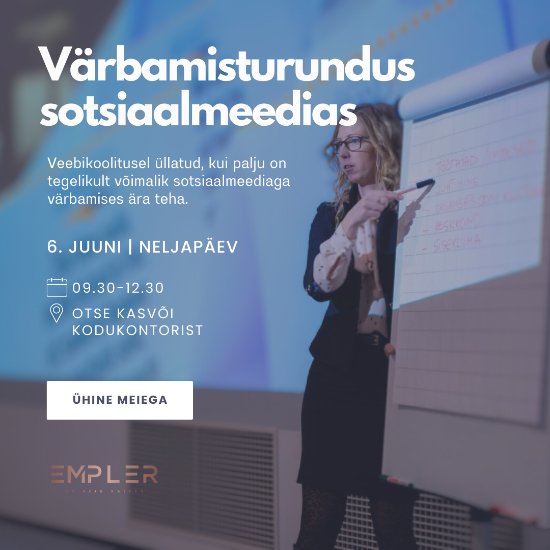 Värbamisturundus sotsiaalmeedias koolitus