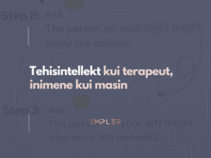 Tehisintellekt kui terapeut, inimene kui masin